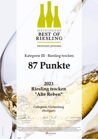 Meininger_BoR_Riesling Alte Reben_87 Punkte